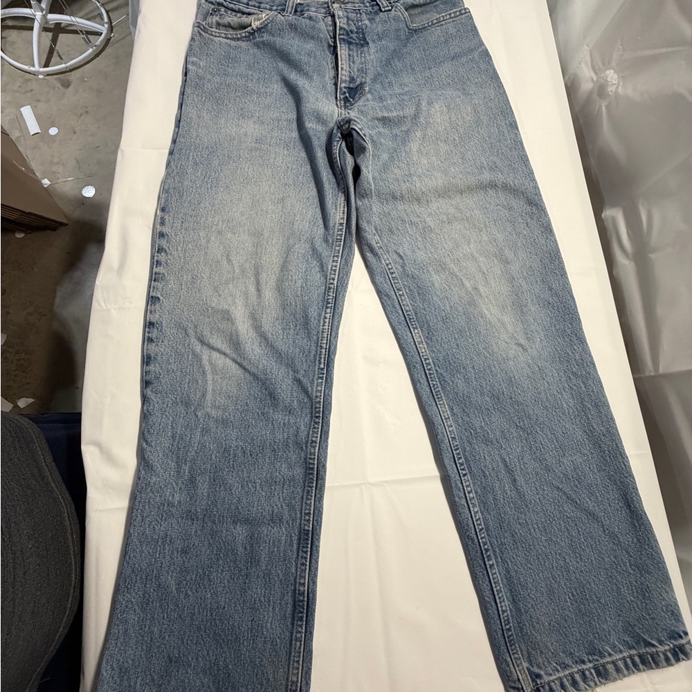 Izod Light‎ Blue Men's Straight Jeans